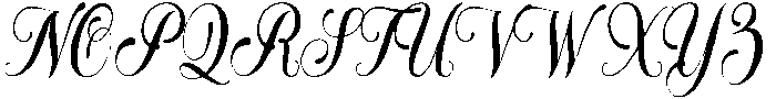 Nestin otf (400) Font UPPERCASE