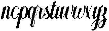 Nestin otf (400) Font LOWERCASE