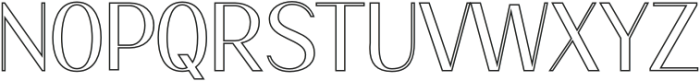 Nestine Outline otf (400) Font UPPERCASE