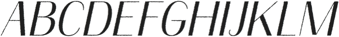 Nestine Rough Italic otf (400) Font UPPERCASE