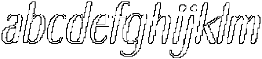 Nestine Rounded Pixel Outline otf (400) FONT