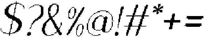 NestineRoundedPixel-Regular otf (400) Font OTHER CHARS