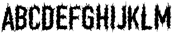 NetherBlack-Regular otf (900) Font UPPERCASE