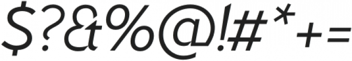 Nettle Sans Light Italic otf (300) Font OTHER CHARS
