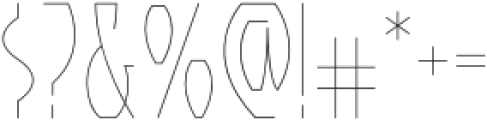 Neuarc XLight otf (300) Font OTHER CHARS