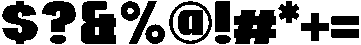 Neubricks Bold otf (700) Font OTHER CHARS