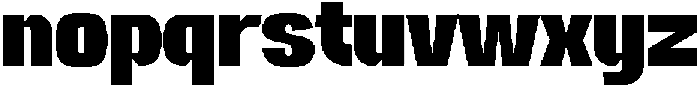 Neubricks Bold otf (700) Font LOWERCASE
