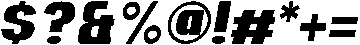 Neubricks Italic otf (400) Font OTHER CHARS
