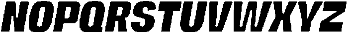 Neubricks Italic otf (400) Font UPPERCASE