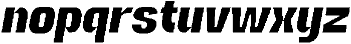 Neubricks Italic otf (400) Font LOWERCASE