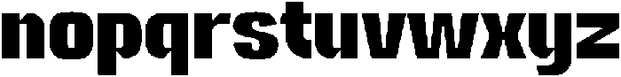 Neubricks Medium otf (500) Font LOWERCASE