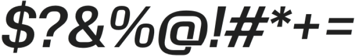 Neue Alter SemiBold Italic otf (600) Font OTHER CHARS
