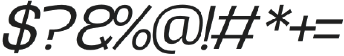 Neue Asgraf Light Italic otf (300) Font OTHER CHARS