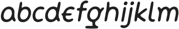 Neue Comic LightItalic otf (300) Font LOWERCASE