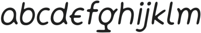 Neue Comic ThinItalic otf (100) Font LOWERCASE