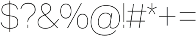 Neue Grand 25 Hair otf (400) Font OTHER CHARS