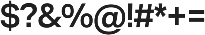 Neue Grand 70 SemiBold otf (600) Font OTHER CHARS