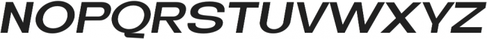 Neue Metana  Semi Bold Italic otf (600) Font UPPERCASE
