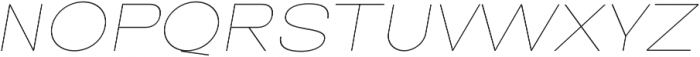 Neue Metana  Thin Italic otf (100) Font UPPERCASE