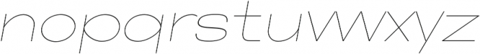 Neue Metana  Thin Italic otf (100) Font LOWERCASE