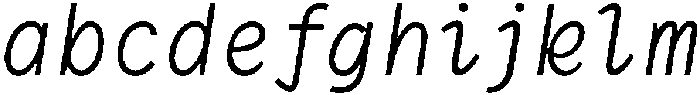 Neue Mexico Mono Italic otf (400) FONT