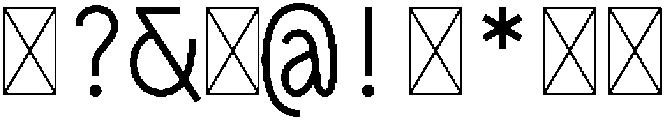 Neue Mexico Mono Regular otf (400) Font OTHER CHARS
