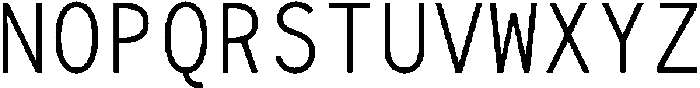 Neue Mexico Mono Regular otf (400) Font UPPERCASE
