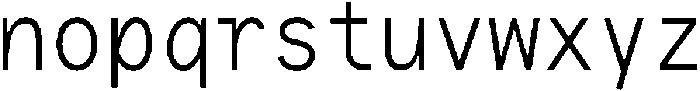 Neue Mexico Mono Regular otf (400) Font LOWERCASE
