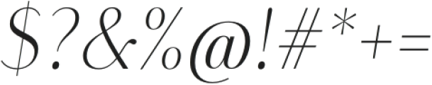 Neue Mylon SemiBold Italic otf (600) Font OTHER CHARS