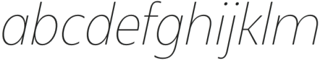Neue Reman Gt Extra Light Condensed Italic otf (200) Font LOWERCASE