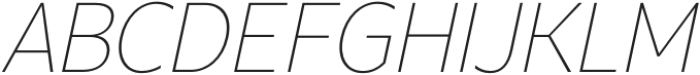 Neue Reman Gt ExtraLight SemiCondensed Italic otf (200) Font UPPERCASE
