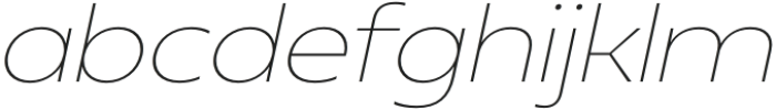 Neue Reman Gt ExtraLight SemiExpanded Italic otf (200) Font LOWERCASE