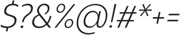 Neue Reman Gt Light Semi Condensed Italic otf (300) Font OTHER CHARS