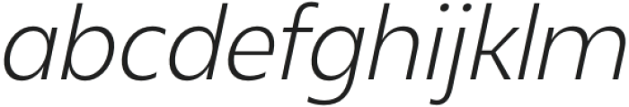 Neue Reman Gt Light Semi Condensed Italic otf (300) Font LOWERCASE