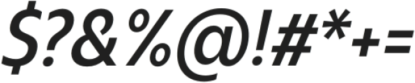 Neue Reman Gt Medium Condensed Italic otf (500) Font OTHER CHARS