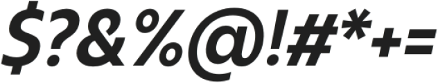 Neue Reman Gt Semi Bold Semi Condensed Italic otf (600) Font OTHER CHARS