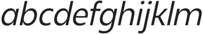 Neue Reman Gt Semi Condensed Italic otf (400) Font LOWERCASE