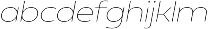 Neue Reman Sans ExtraLight SemiExp Italic otf (200) Font LOWERCASE