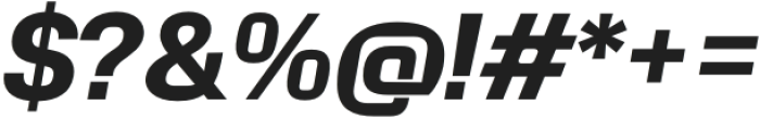 NeueAlter-BoldItalic otf (700) Font OTHER CHARS