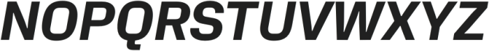NeueAlter-BoldItalic otf (700) Font UPPERCASE