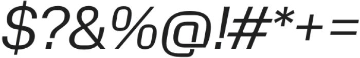 NeueAlter-Italic otf (400) Font OTHER CHARS