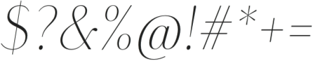 NeueMylon-RegularItalic otf (400) Font OTHER CHARS