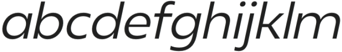 NeueRemanGt-Italic otf (400) Font LOWERCASE