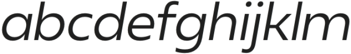 NeueRemanSans-Italic otf (400) Font LOWERCASE