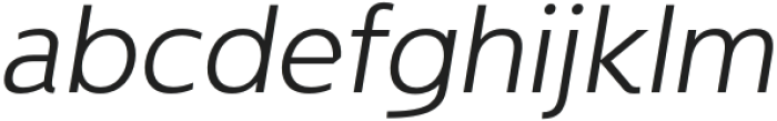 NeueType Light Italic otf (300) Font LOWERCASE