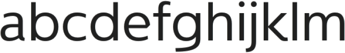 NeueType Regular otf (400) Font LOWERCASE