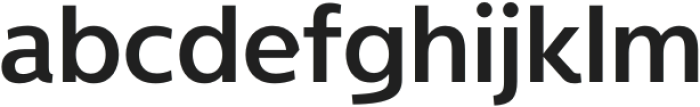 NeueType Semi Bold otf (600) Font LOWERCASE