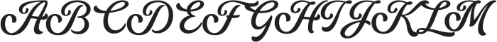 NeueYokarto-Italic otf (400) Font UPPERCASE