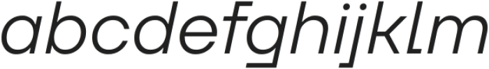 Neuefity Italic otf (400) Font LOWERCASE