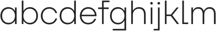 Neuefity Light otf (300) Font LOWERCASE